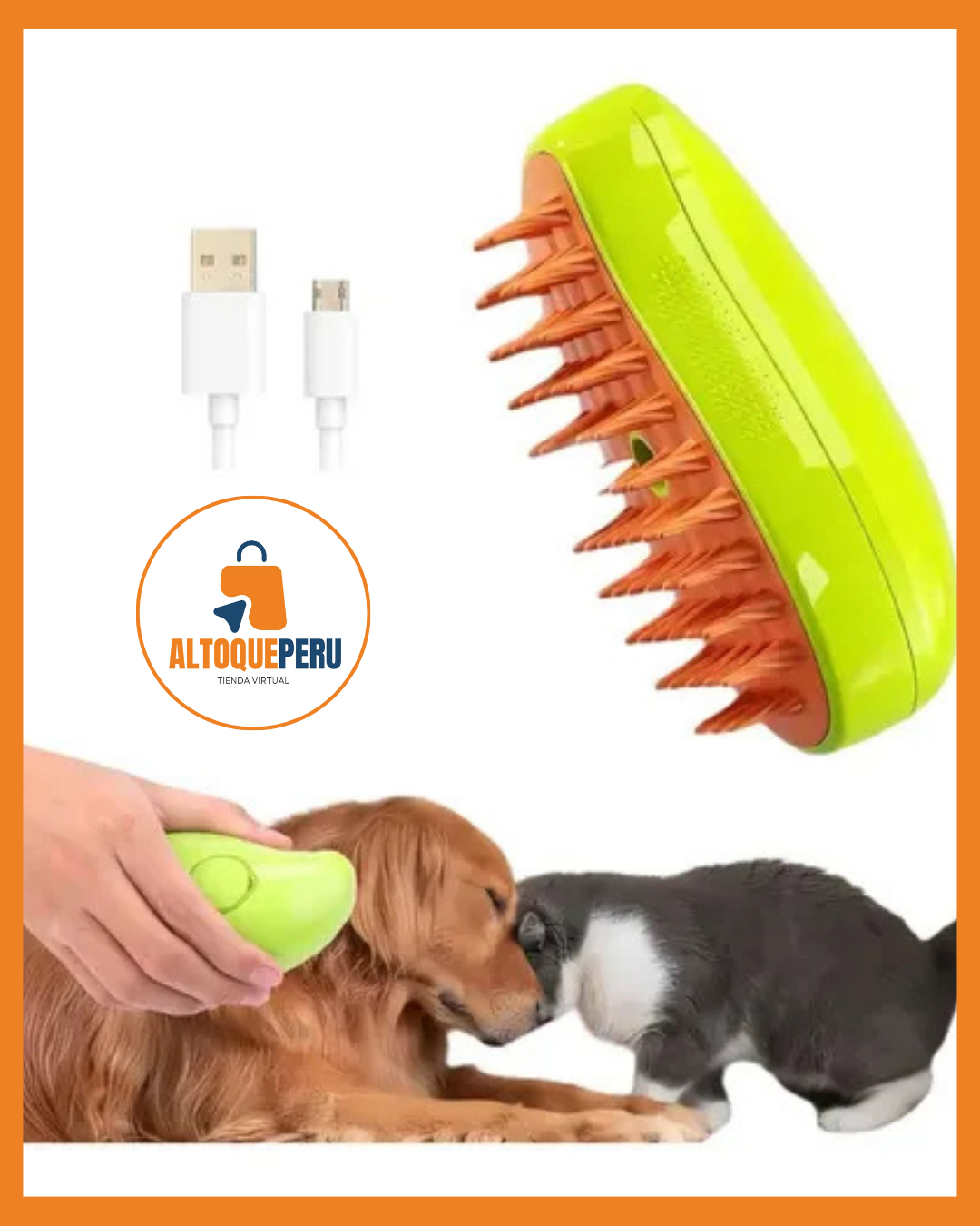 PEINE VAPORIZADOR PARA MASCOTAS